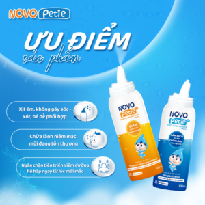 Ưu điểm của combo xịt mũi Novopetie