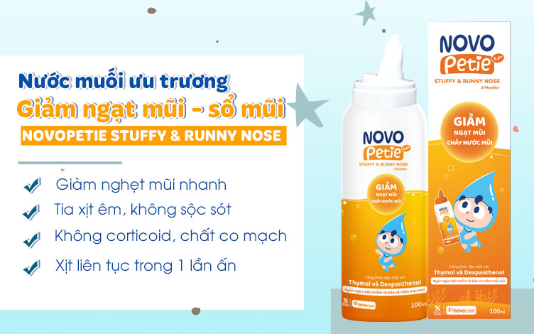 Xịt thông mũi Novopetie 1.9%